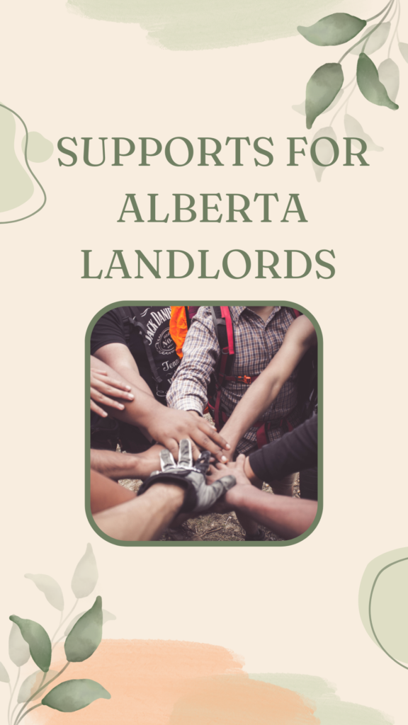 hands joining together in support- Supports for Alberta Landlords